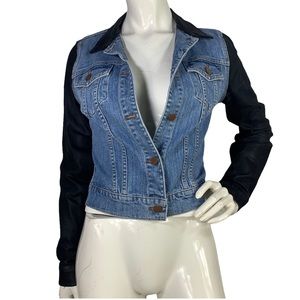 J brand Coat Bowie Color block Denim Jacket S